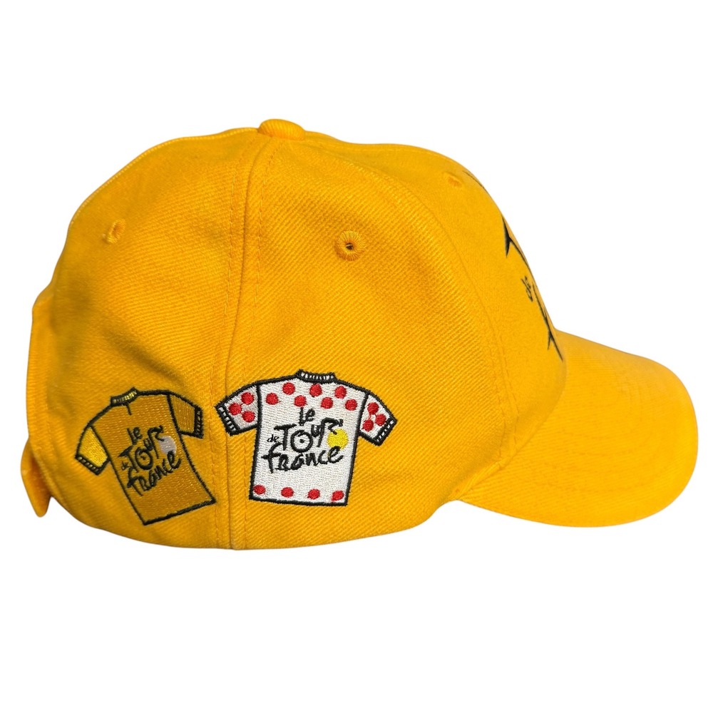 Le Tour de France Yellow Souvenir Baseball Cap Embroidered Hat - Picture 3 of 6